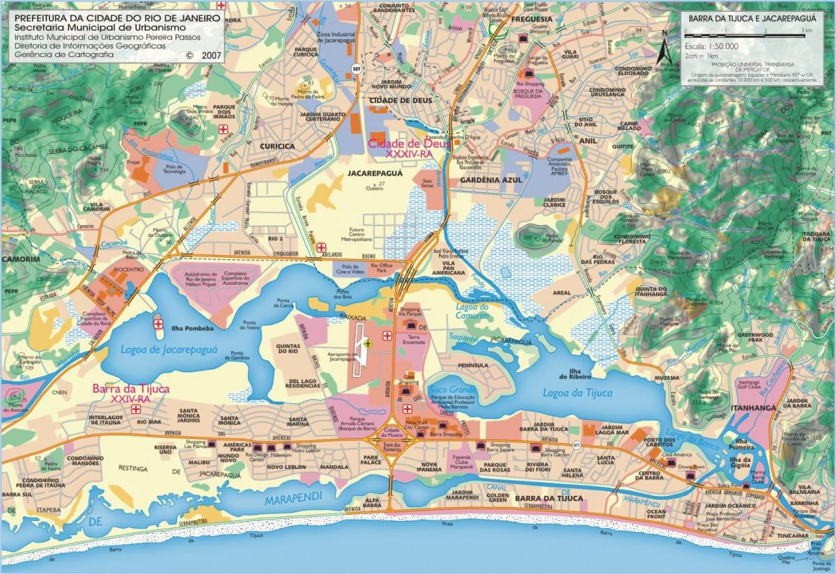 Žemėlapis Barra paplūdimys