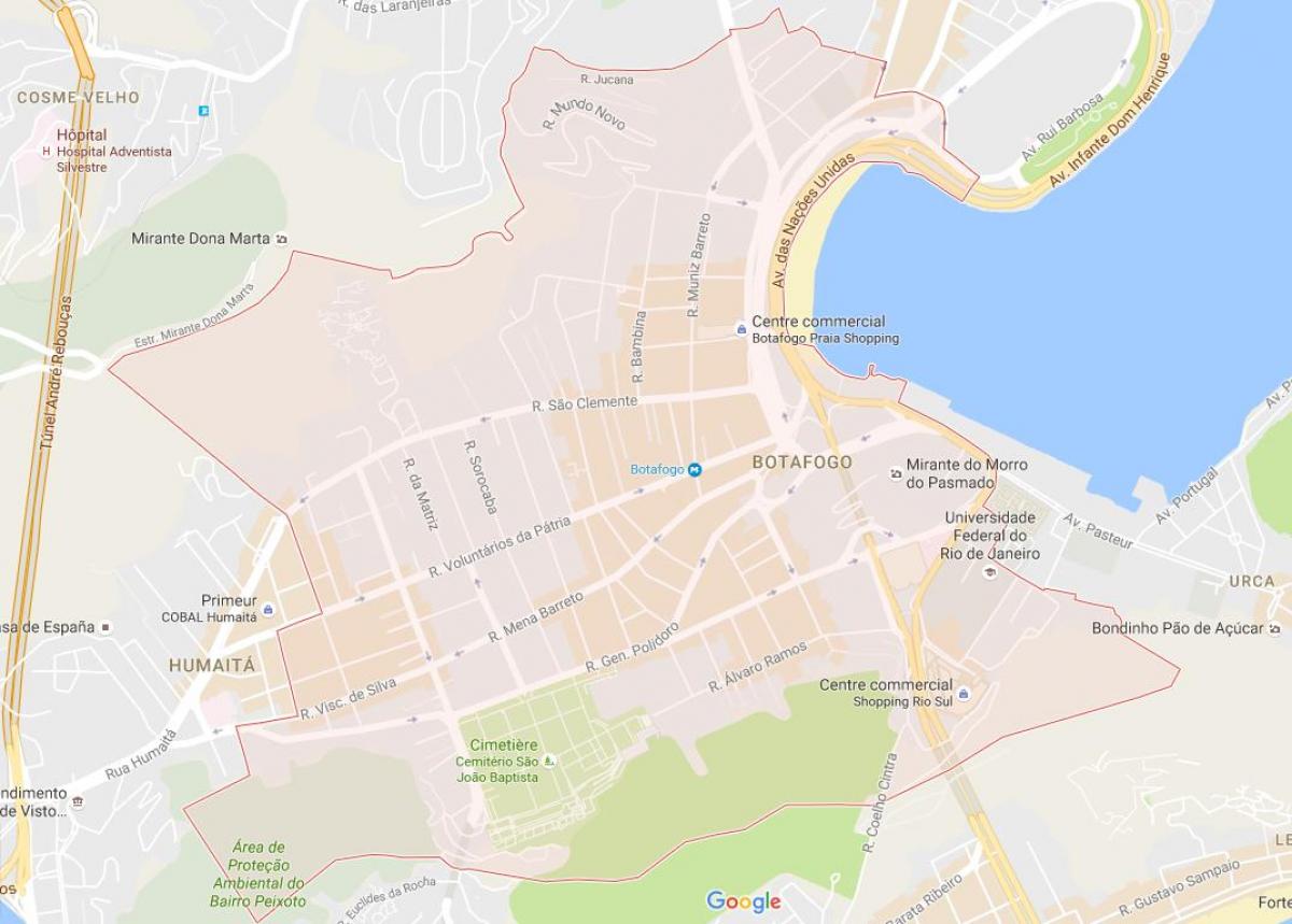 Žemėlapis Botafogo