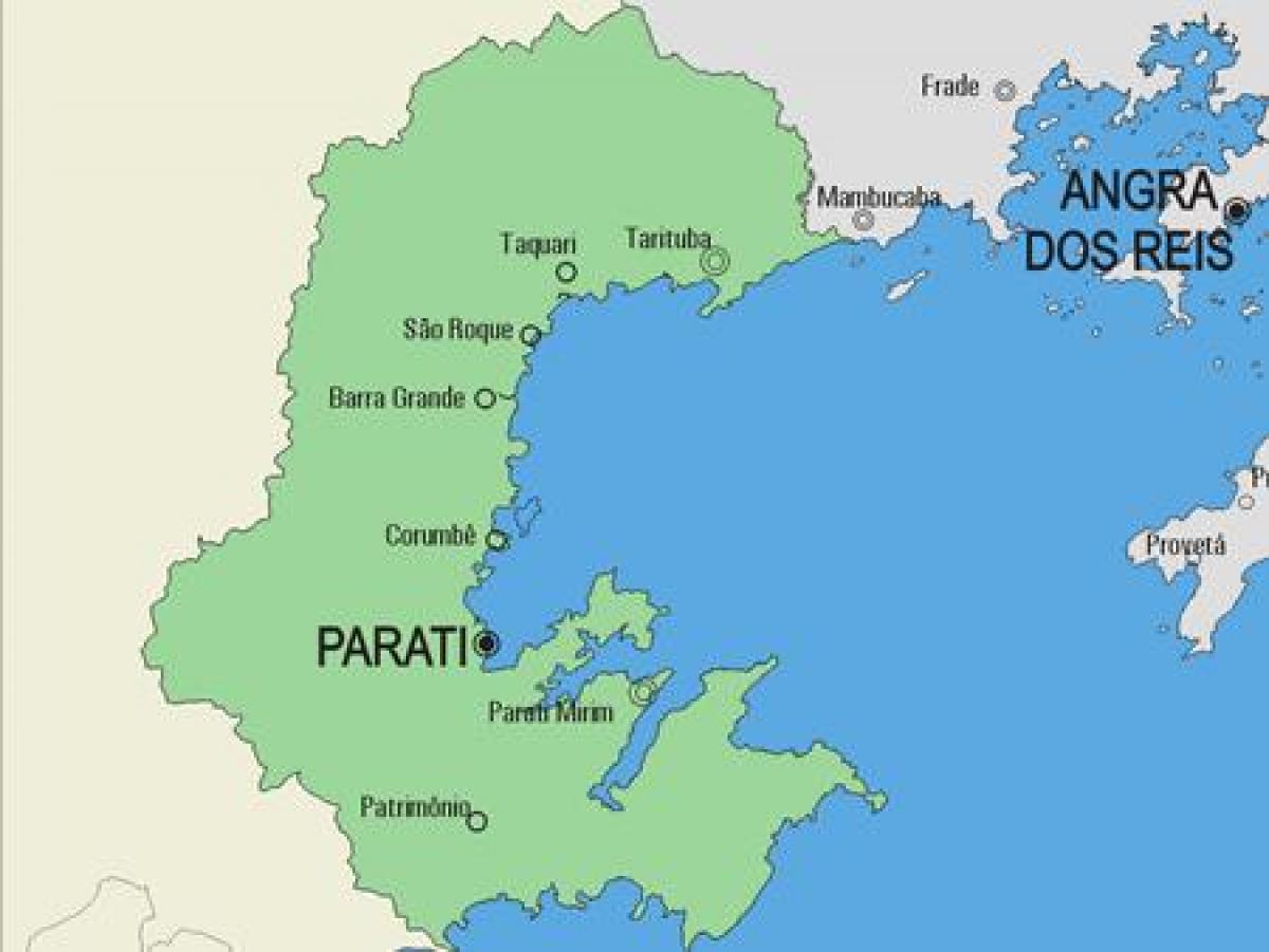 Žemėlapis Parati savivaldybė