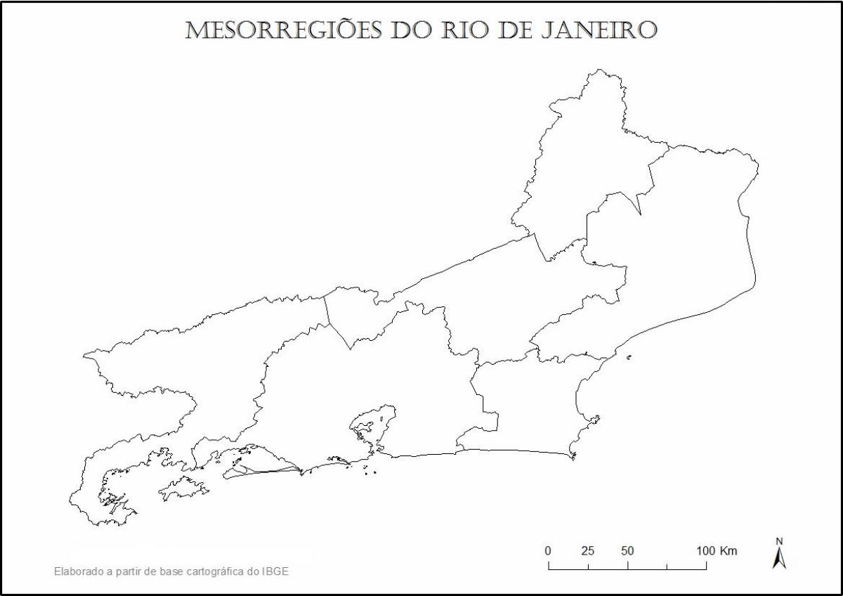 Žemėlapis Rio de Žaneiras mergelė