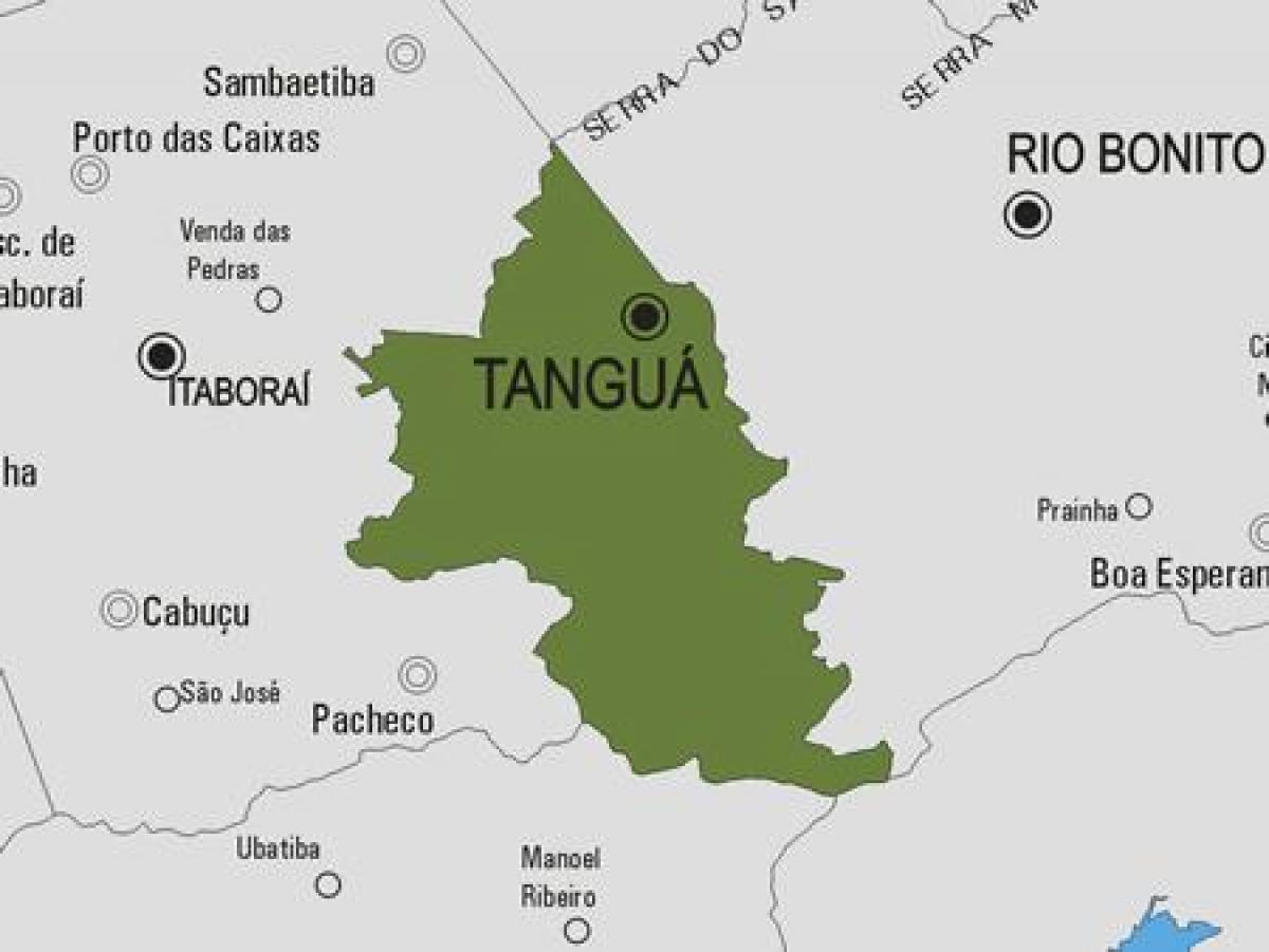 Žemėlapis Tanguá savivaldybė