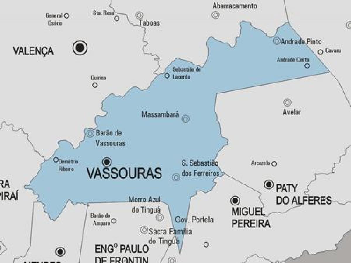 Žemėlapis Varre-Sai savivaldybė