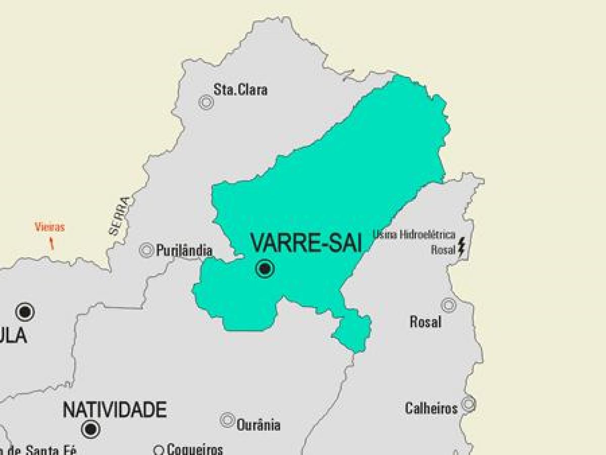 Žemėlapis Volta Redonda savivaldybė