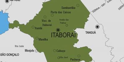 Žemėlapis Itaboraí savivaldybė
