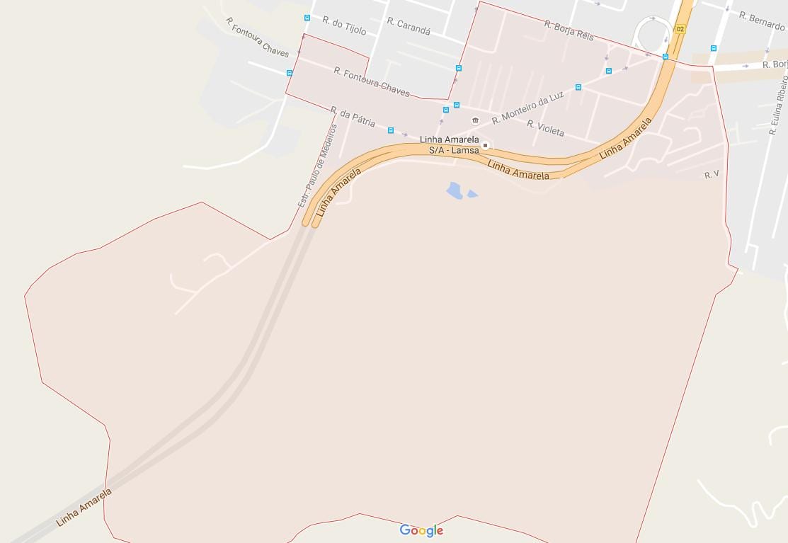 Žemėlapis Água Santa