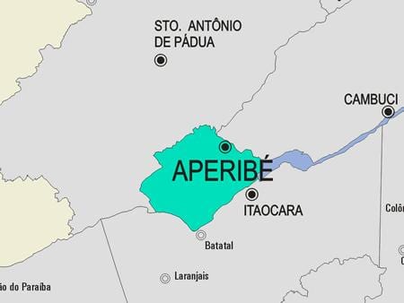 Žemėlapis Aperibé savivaldybė