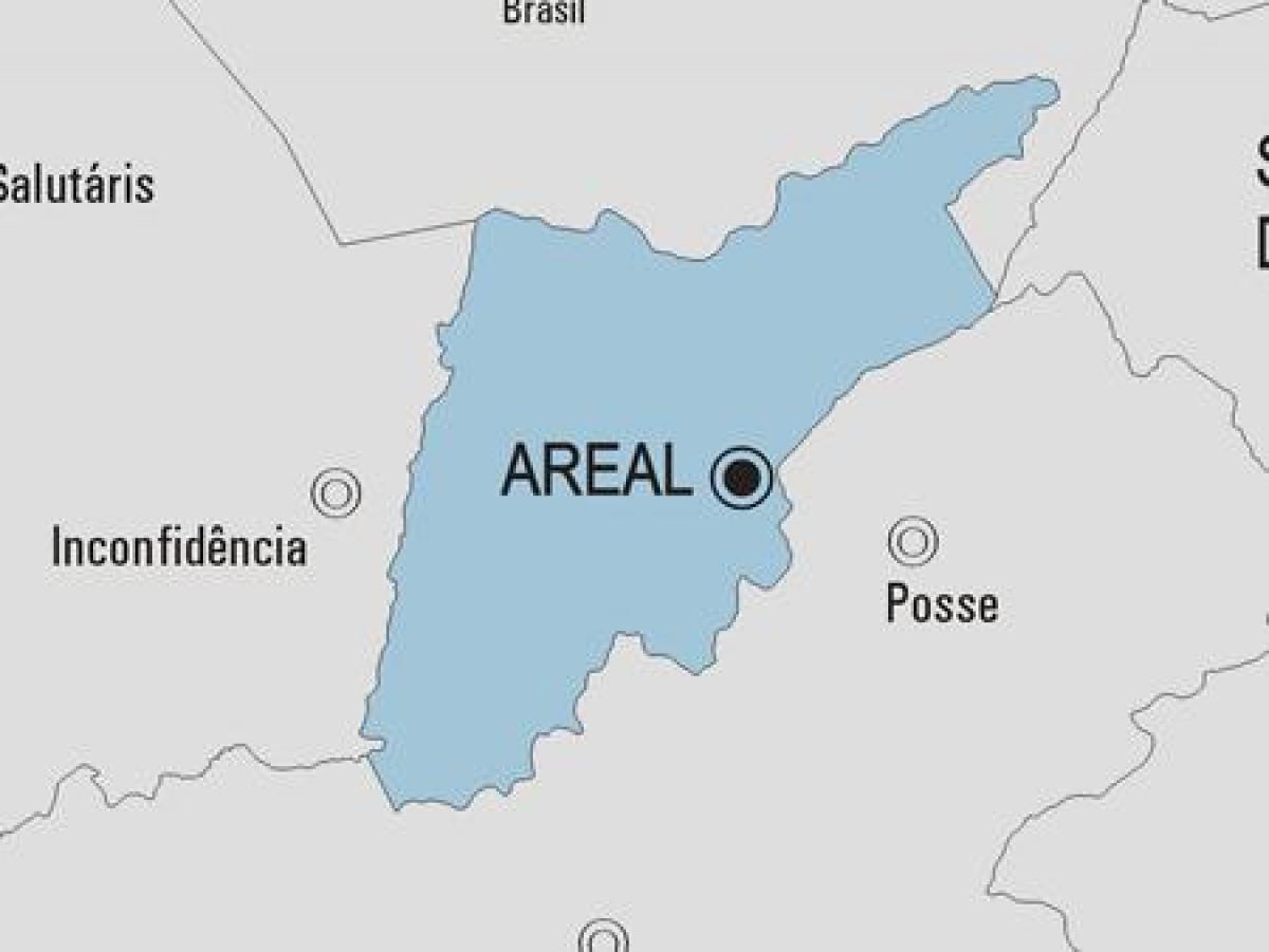 Žemėlapis Areal savivaldybė