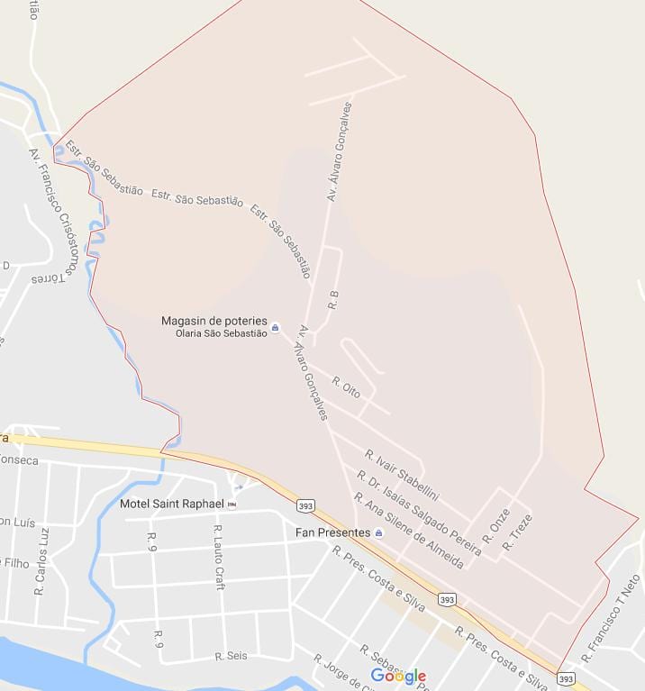 Žemėlapis Bairro de Fatima