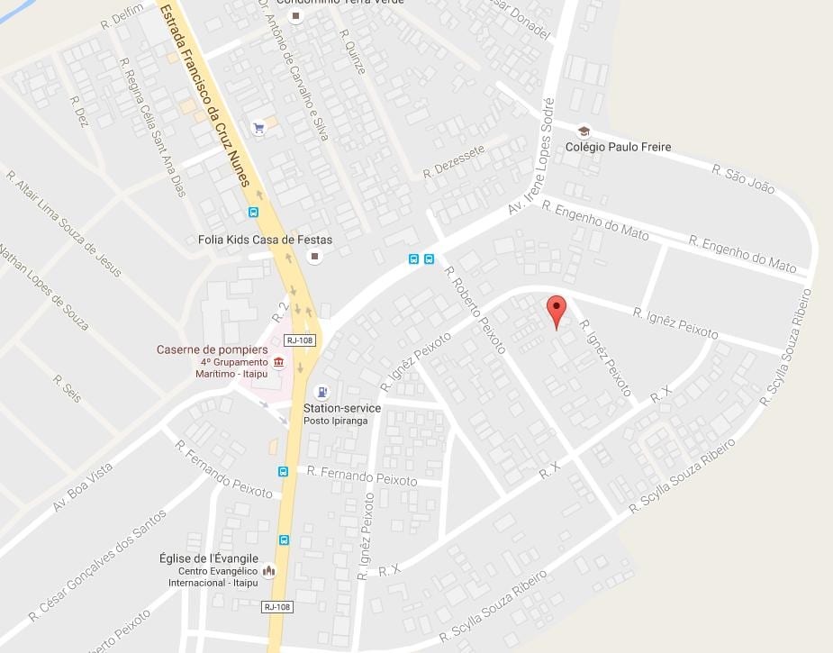 Žemėlapis Bairro Peixoto