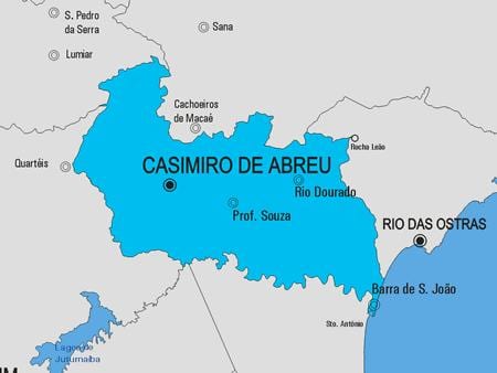 Žemėlapis Carmo savivaldybė