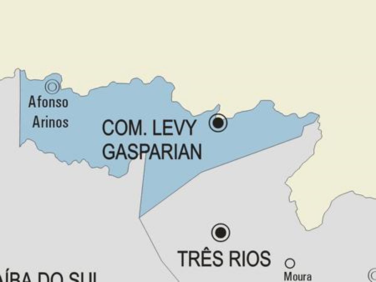 Žemėlapis Casimiro de Abreu savivaldybė