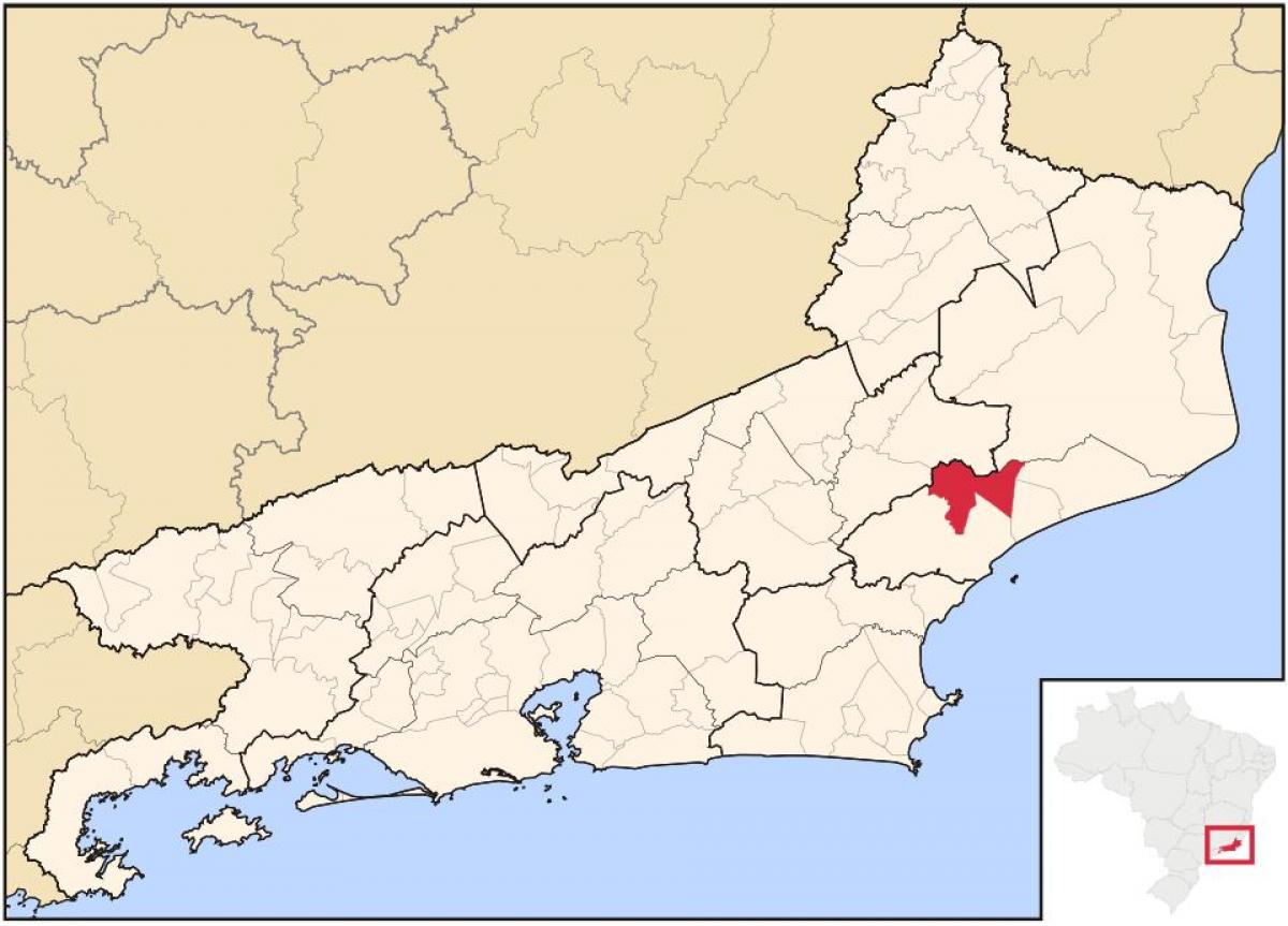 Žemėlapis Conceição de Macabu