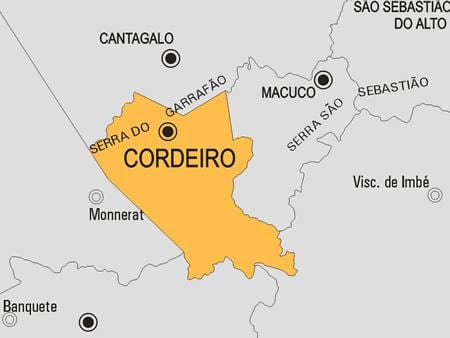 Žemėlapis Cordeiro savivaldybė