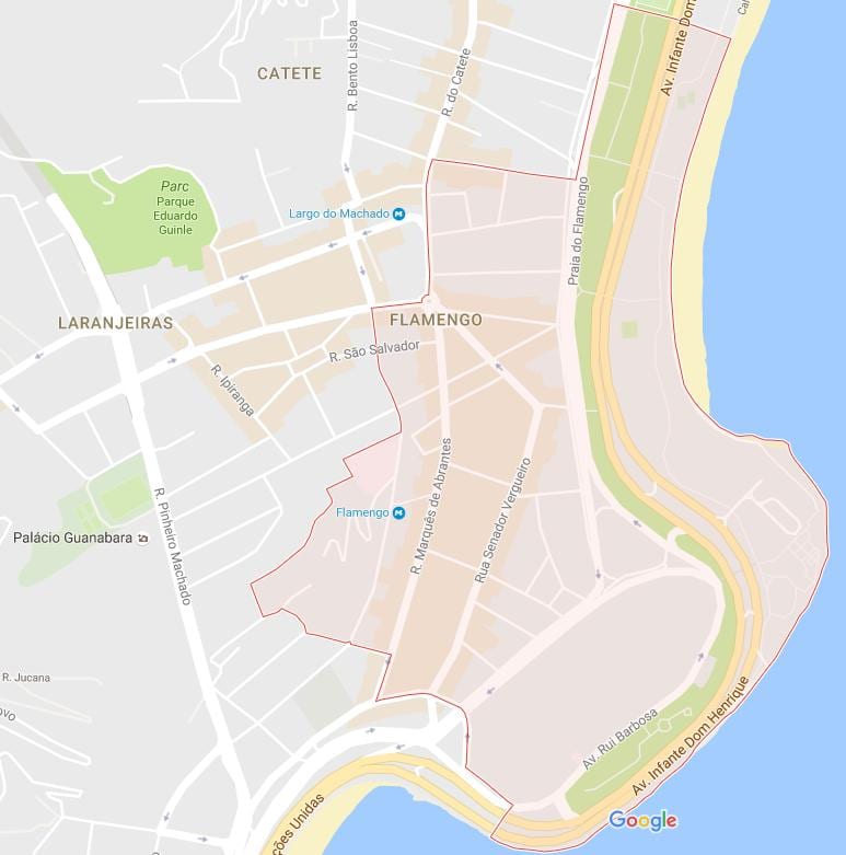 Žemėlapis Flamengo