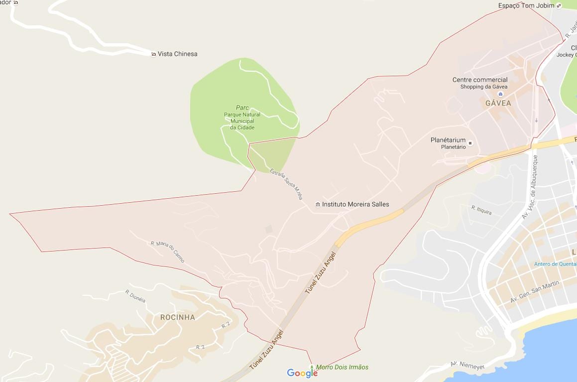Žemėlapis Gávea