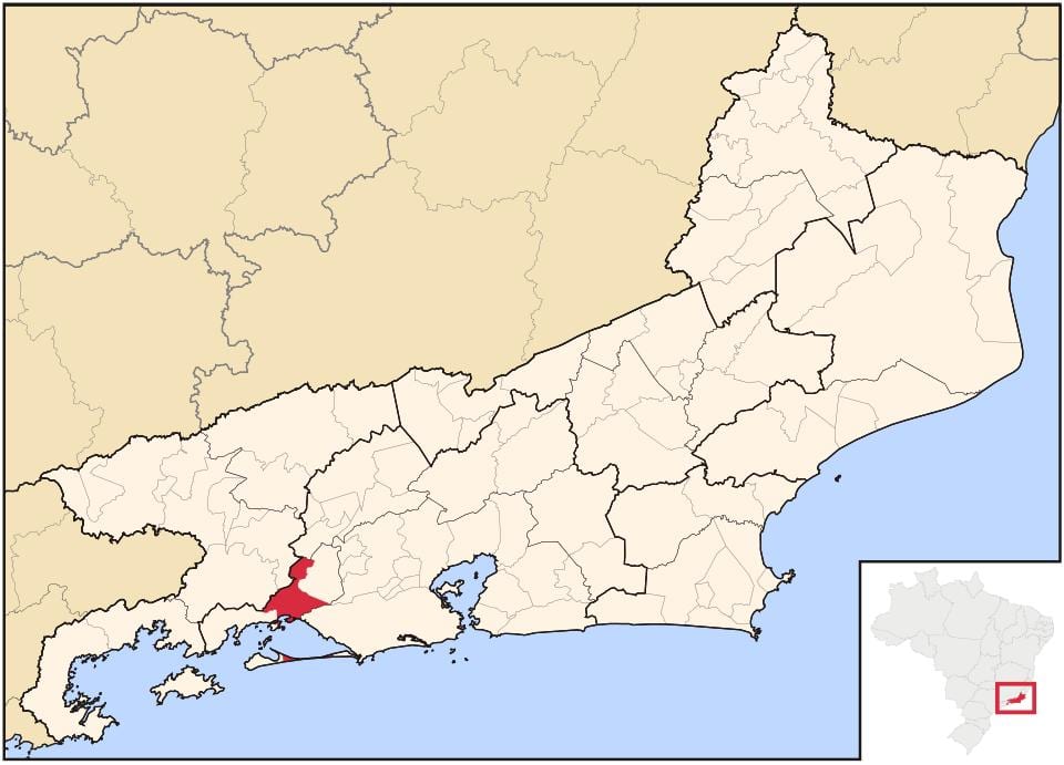 Žemėlapis Itaguaí