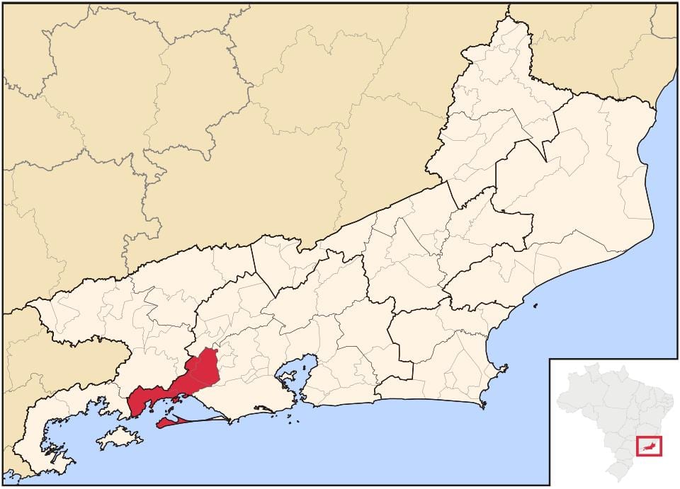 Žemėlapis Itaguaí