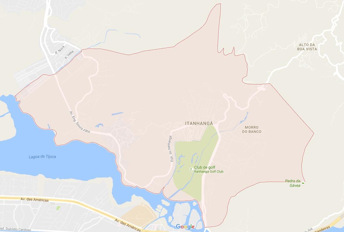 Žemėlapis Itanhangá