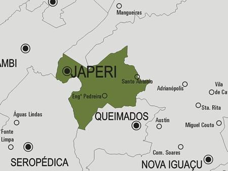 Žemėlapis Japeri savivaldybė
