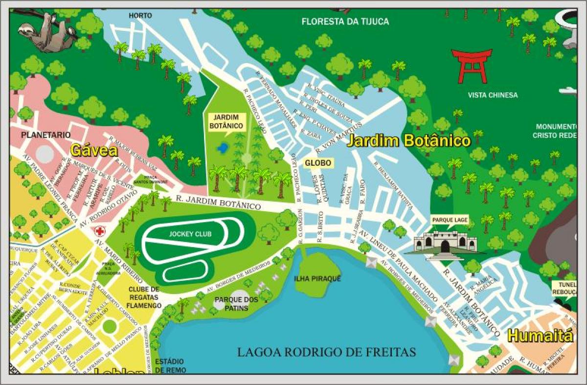 Žemėlapis Jockey Club Brasileiro