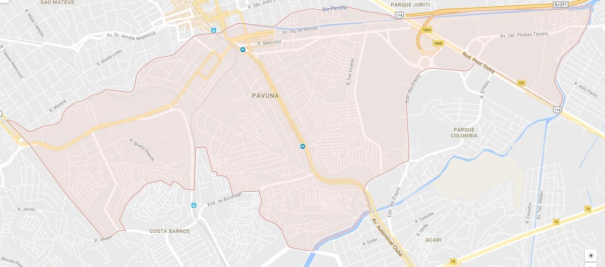 Žemėlapis Pavuna