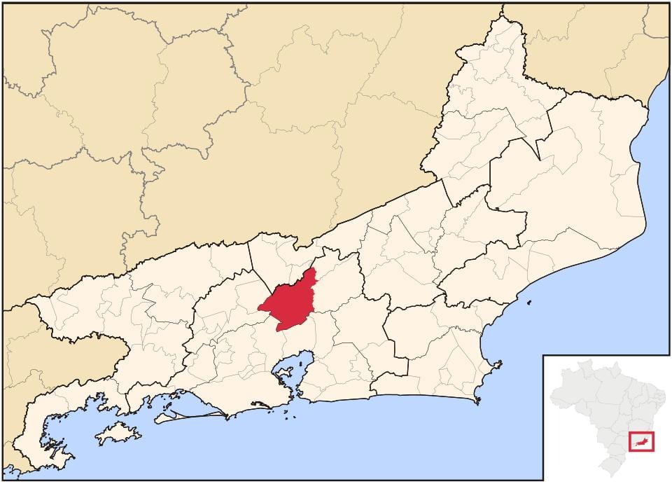 Žemėlapis Petrópolis