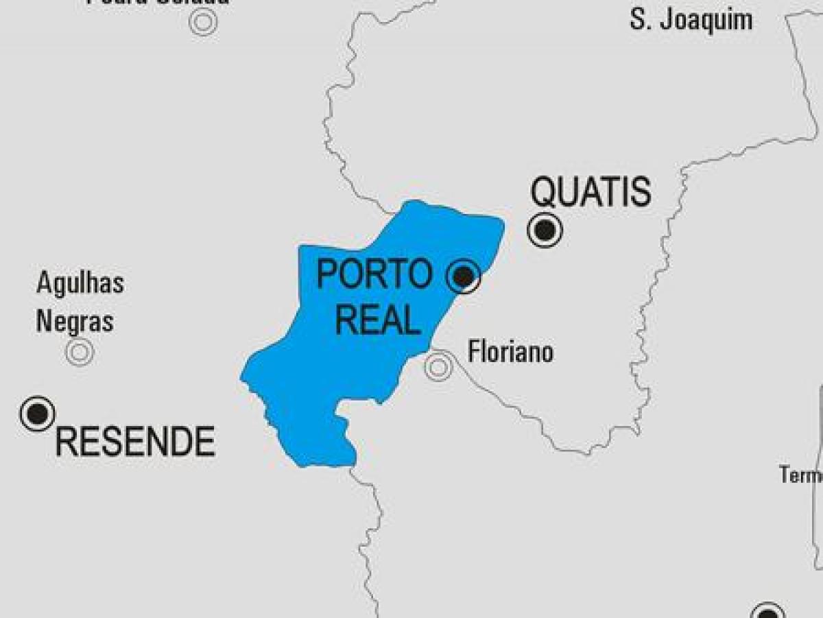 Žemėlapis Porto Real savivaldybė