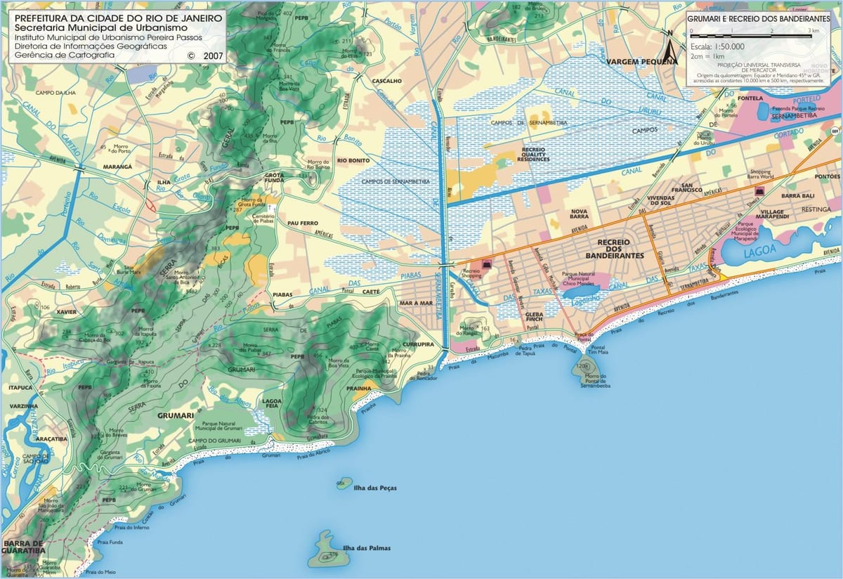 Žemėlapis Reserva paplūdimys
