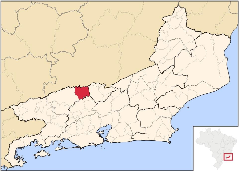 Žemėlapis Rio das Flores