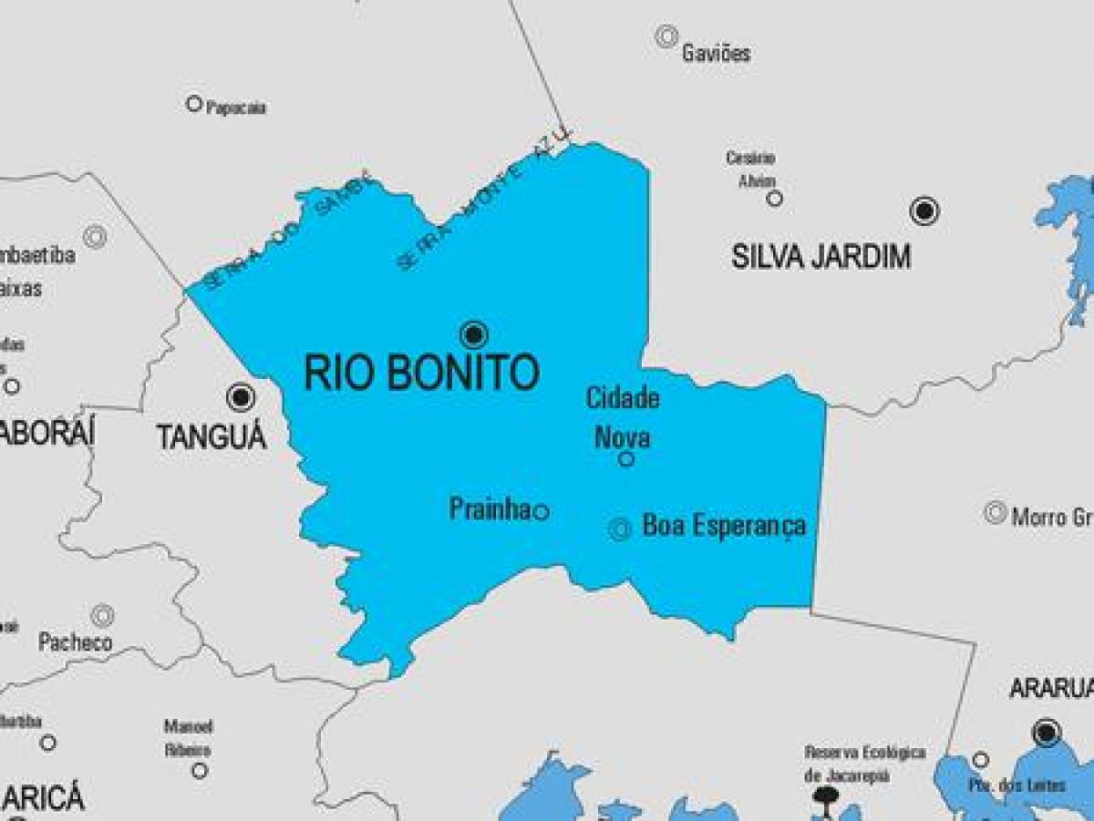 Žemėlapis Rio das Flores savivaldybė