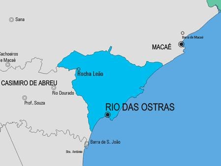 Žemėlapis Rio de Žaneiras savivaldybė
