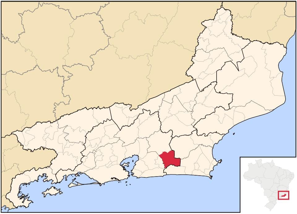 Žemėlapis Rio Tunai