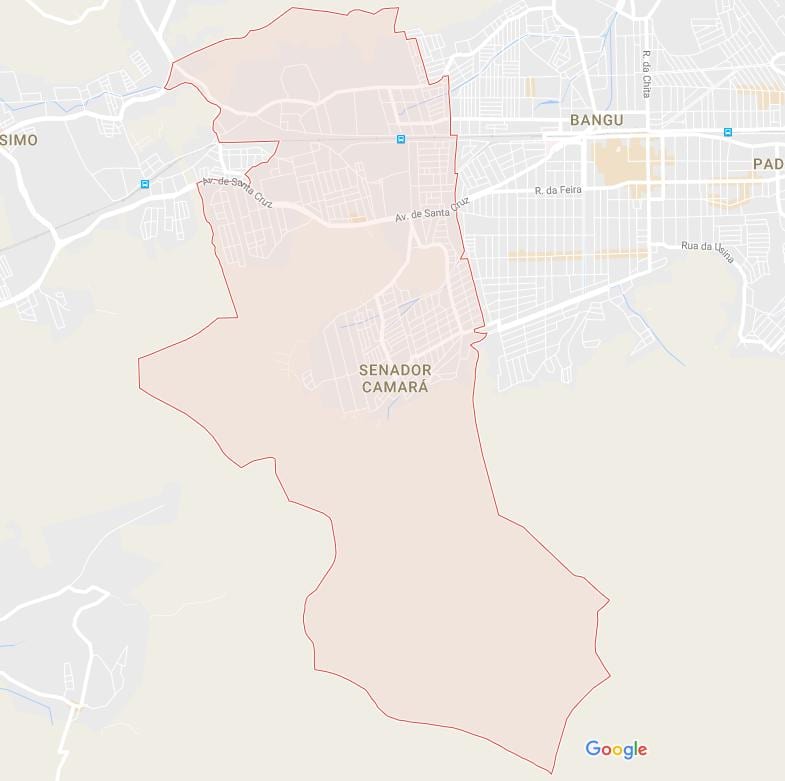 Žemėlapis Senador Camará