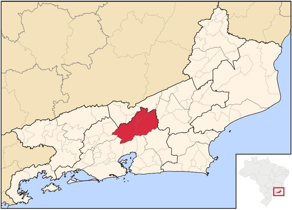 Žemėlapis Serrana