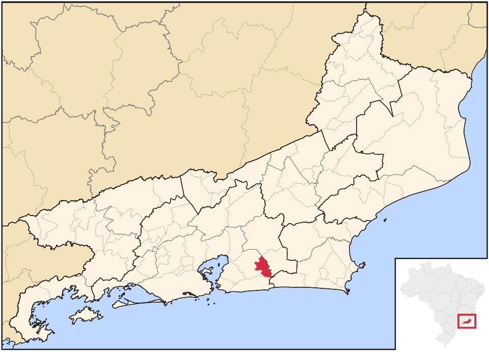 Žemėlapis Tanguá