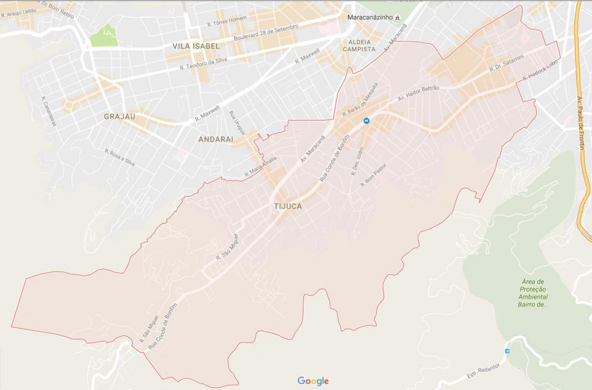 Žemėlapis Tijuca
