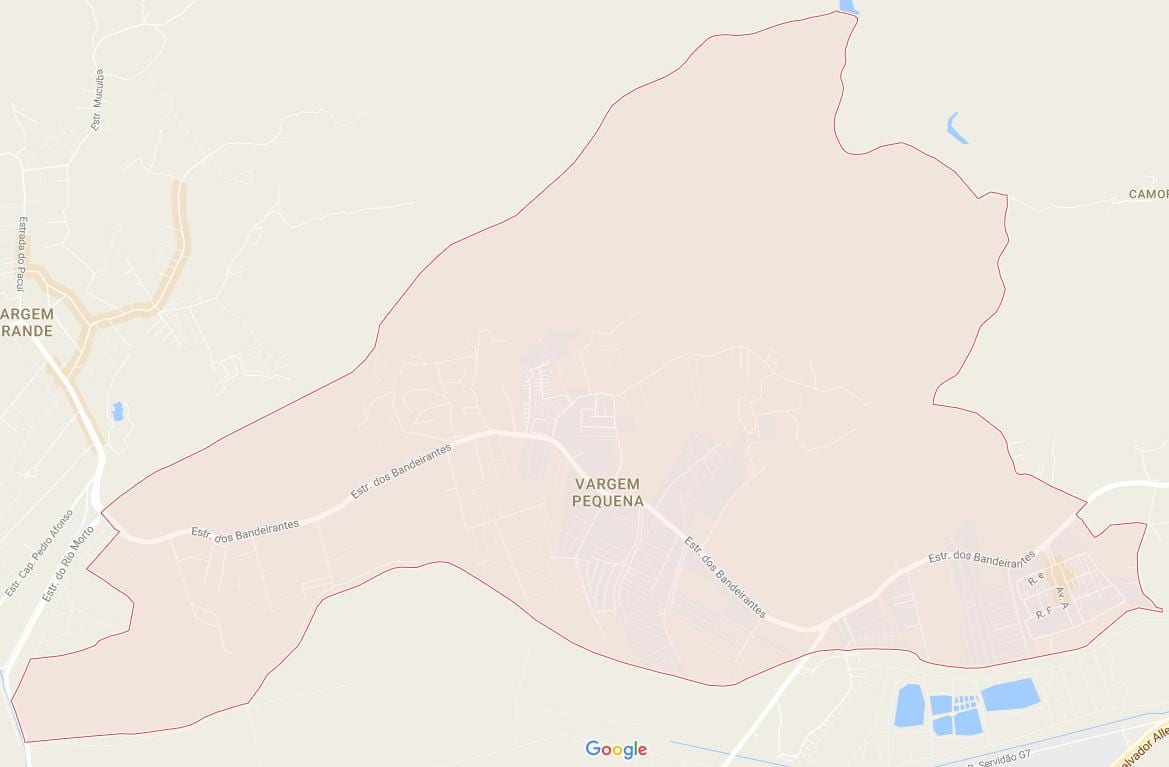 Žemėlapis Vargem Pequena