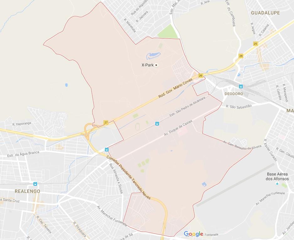 Žemėlapis Vila Militar
