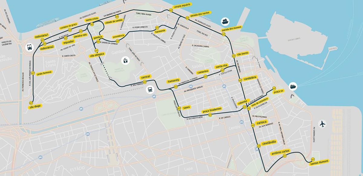 Žemėlapis VLT Carioca Rio de Žaneiras