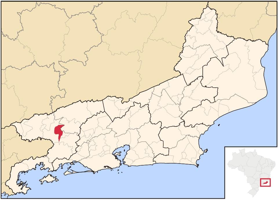Žemėlapis Volta Redonda