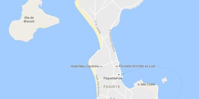 Žemėlapis bairro Paquetá