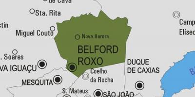 Žemėlapis Belford Roxo savivaldybė
