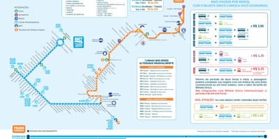 Žemėlapis BRT TransCarioca
