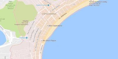 Žemėlapis Copacabana
