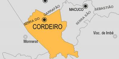 Žemėlapis Cordeiro savivaldybė