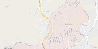 Žemėlapis Curicica