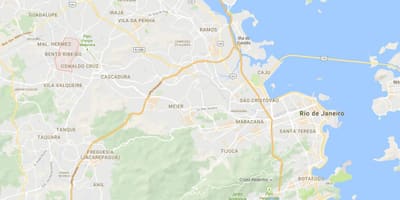 Žemėlapis favela Bento Ribeiro