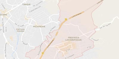 Žemėlapis Freguesia de Jacarepaguá