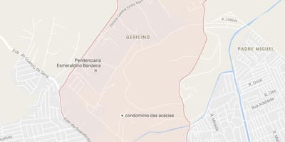 Žemėlapis Gericinó