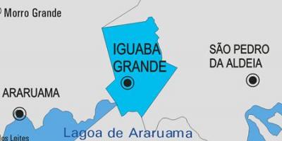 Žemėlapis Iguaba Grande savivaldybė